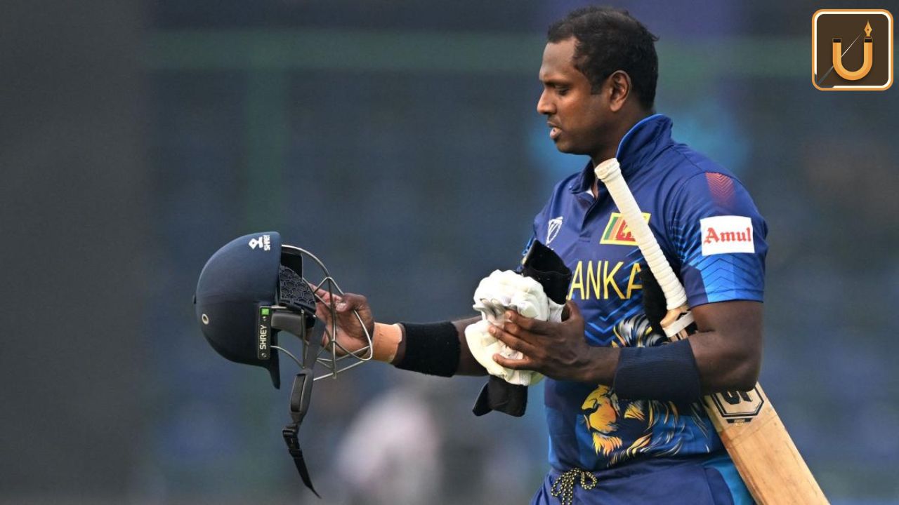 Usthadian Academy / Sri Lanka's Angelo Mathews Becomes First Cricketer To Get 'Timed Out' | 07 nov 2023 Usthadian Academy / Sri Lanka's Angelo Mathews Becomes First Cricketer To Get 'Timed Out'